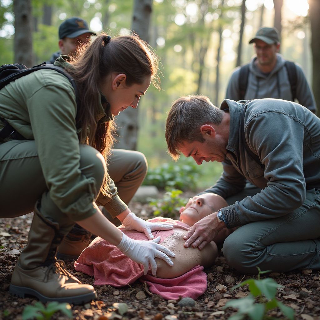 First aid training